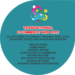 Transactional / E-commerce Web Site